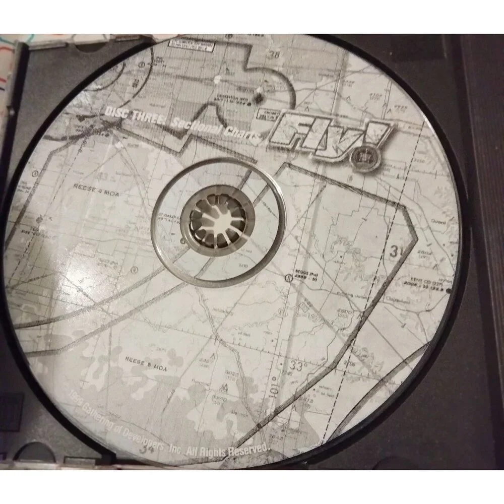 Fly PC Game 3 Disc Set Terminal Reality Flight Simulation Aviation CD 1999
